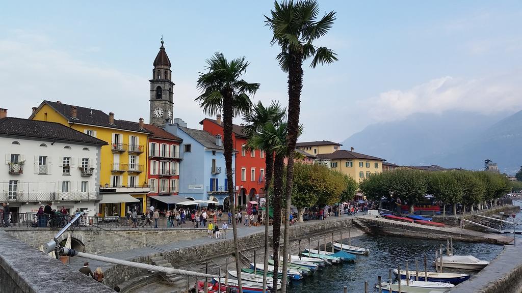 Locarno, Casa Pioda - Nahe Zentrum, Mit Balkon Und Parkplatz Extérieur photo